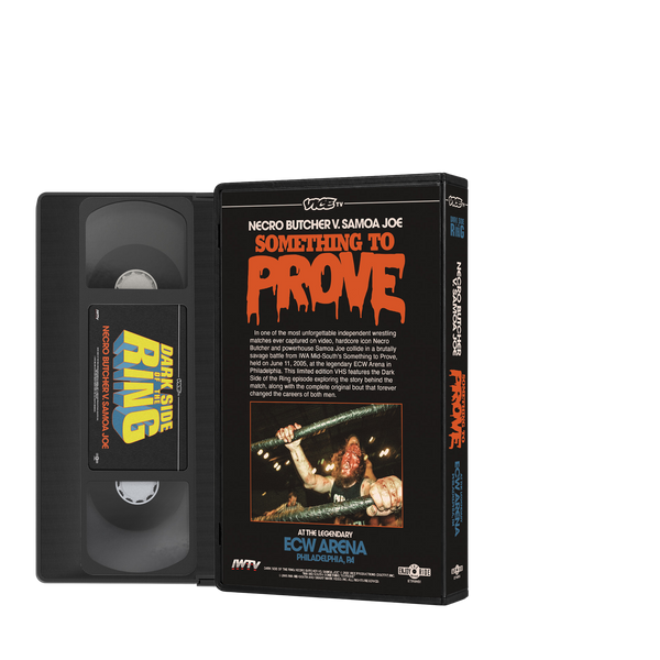 "Necro Butcher vs. Samoa Joe" Limited Edition VHS (ETRVHS1)