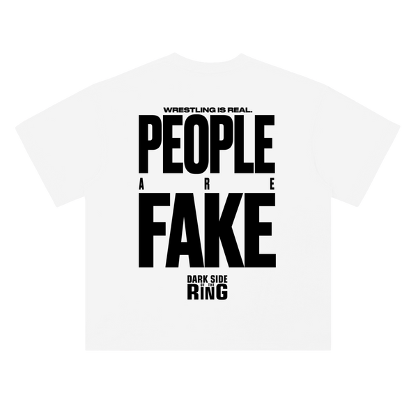 Wrestling is Real Tee - White