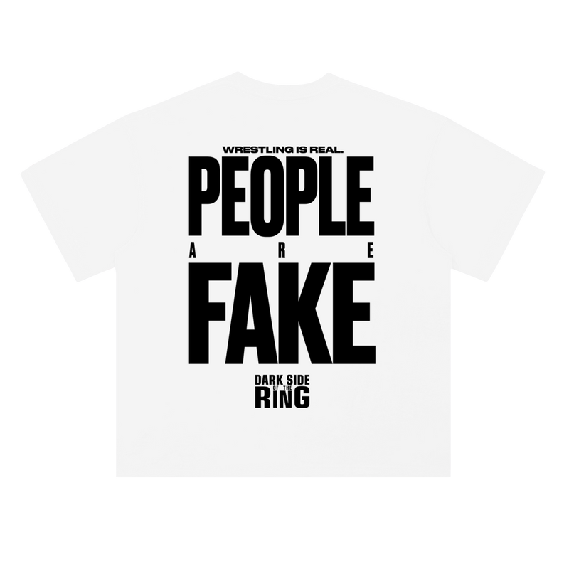 Wrestling is Real Tee - White