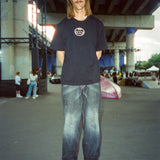 WHO KILLED ROLLERBLADING LOGO TEE